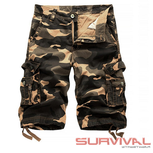 Camouflage Cargo Shorts